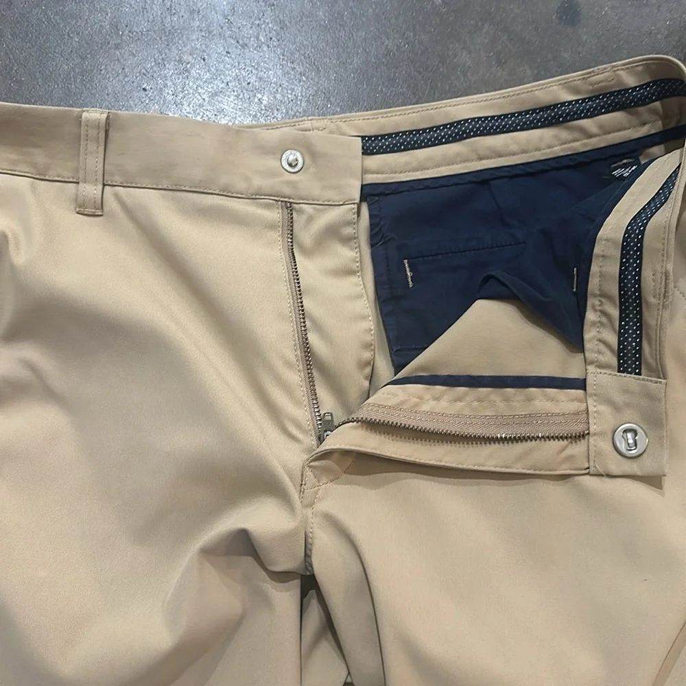 34 x 32 Bonobos Maid Men’s Tan Straight Leg Golf Pants - Picture 4 of 8